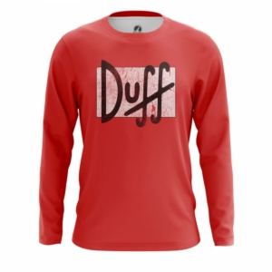 Купить Атрибутику Лонгслив Симпсоны Duff Мужской Мерч