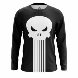 Купить Атрибутику Лонгслив Punisher Logo Каратель Мужской Мерчандайз