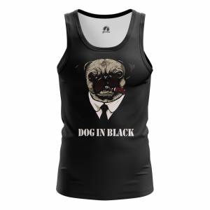 Мужская Майка Dog in Black - m tan doginblack 1482275301 207