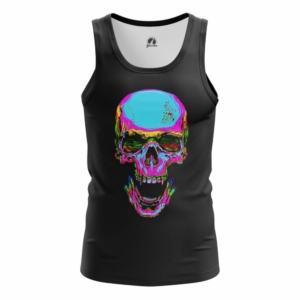 Купить Атрибутику Rainbow Skull Майка Черепа Атрибутика