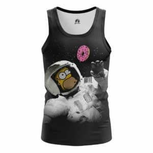 Мужская футболка Симпсоны Space Donut Футболки