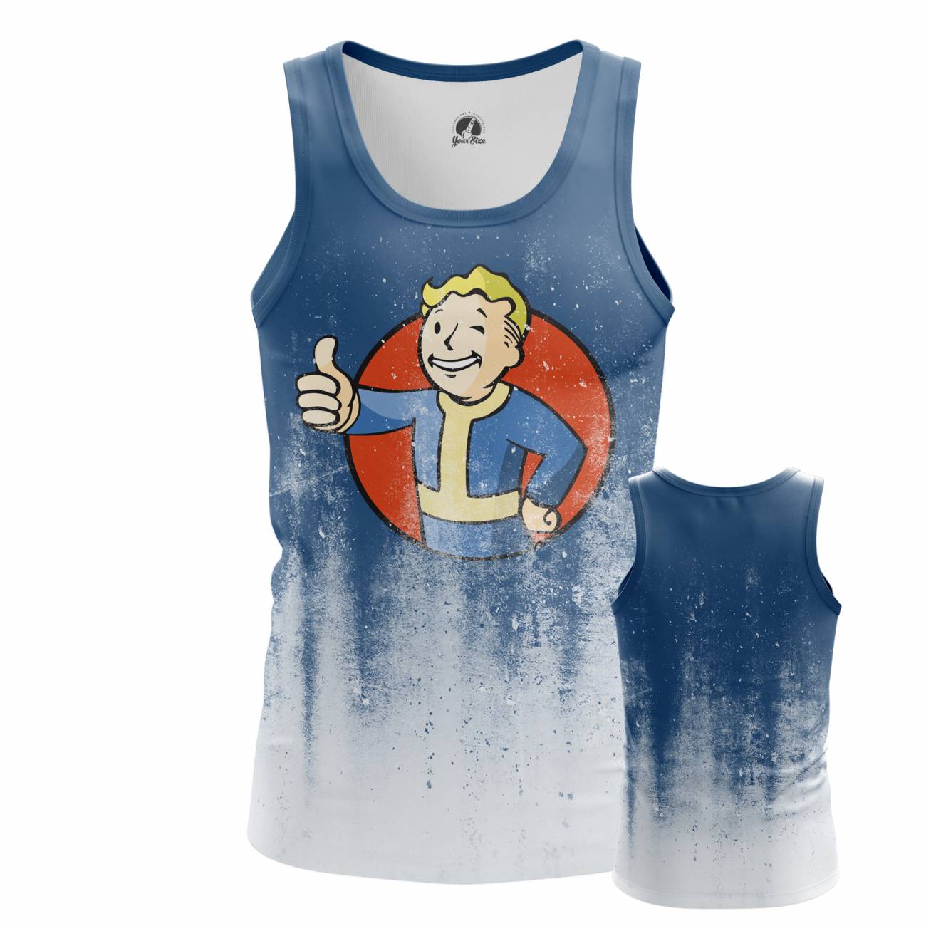 Футболка Фоллаут Игра Vault Boy Мужская купить - Fandbox