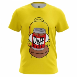 Купить Атрибутику Футболка Симпсоны Duff Face Мужская Атрибутика