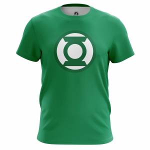 Мужская футболка Зелёный фонарь Эмблема Логотип DC Комикс - m tee greenlanternlogo 1482275326 279
