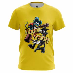 Мужская футболка Симпсоны Itchy and Scratchy - m tee itchyandscratchy 1482275348 338