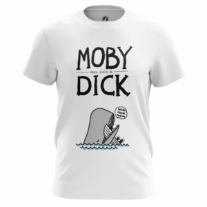 Купить Атрибутику Футболка Юмор Moby The Dick Мужская Юмор Интернет Мерчандайз