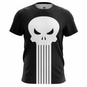 Купить Атрибутику Футболка Punisher Logo Каратель Мужская Мерчандайз