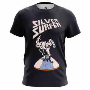 Мужская футболка Silver Surfer Фантастическая Четвёрка - m tee silversurfer 1482275423 541