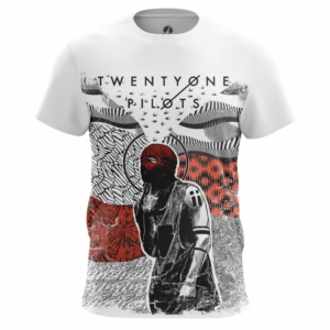 Купить Атрибутику Футболка Twenty One Pilots Белая Мужская Мерч