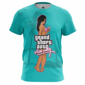 Купить Атрибутику Футболка Gta Vice City Гта Игра Мужская Мерч