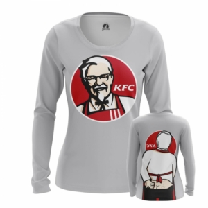 Купить Атрибутику Лонгслив Kfc Женский Юмор Интернет Мерч