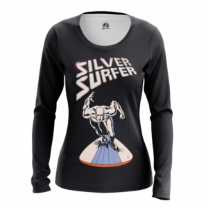 Купить Атрибутику Лонгслив Silver Surfer Фантастическая Четвёрка Женский Мерч