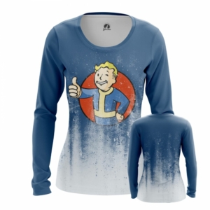 Купить Атрибутику Лонгслив Фоллаут Игра Vault Boy Женский Атрибутика