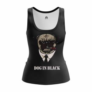 Женская Майка Dog in Black - w tan doginblack 1482275301 207