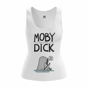Женская Майка Юмор Moby the Dick - w tan mobythedick 1482275380 416