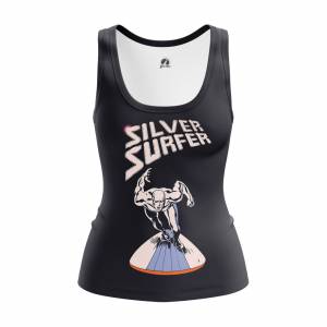 Женская Майка Silver Surfer Фантастическая Четвёрка - w tan silversurfer 1482275423 541