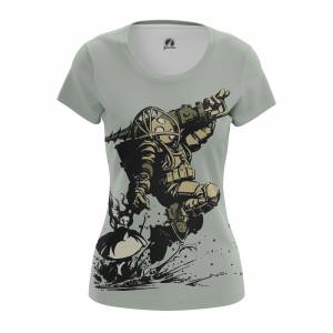 Женская футболка Игры Bioshock Биошок Игра - w tee bioshock 1482275261 88