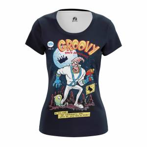 Женская футболка Игры Groovy Игра Червяк Джим Сега - w tee groovy 1482275328 283