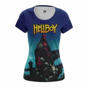 Женская футболка Hellboy - w tee hellboy 1482275334 301