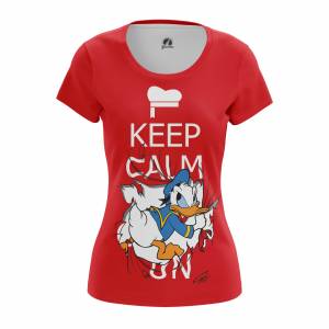 Женская футболка Keep duck Дональд Дак - w tee keepduck 1482275360 359