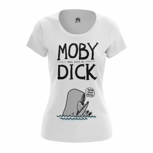 Женская футболка Юмор Moby the Dick - w tee mobythedick 1482275380 416