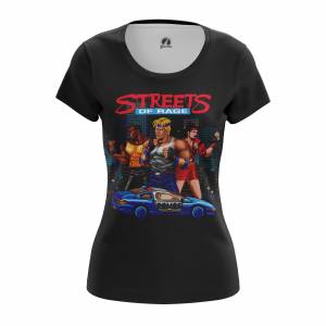 Женская футболка Игры Streets of Rage Улицы Ярости Игра - w tee streetsofrage 1482275439 584