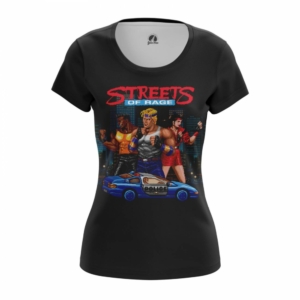 Купить Атрибутику Женская Футболка Игры Streets Of Rage Улицы Ярости Игра Атрибутика