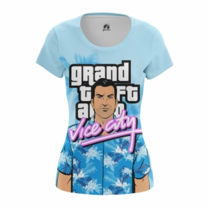 Купить Атрибутику Женская Футболка Gta Tommy Vercetti Гта Игра Мерчандайз