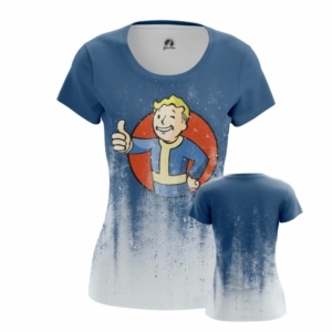 Купить Атрибутику Женская Футболка Фоллаут Игра Vault Boy Мерчандайз