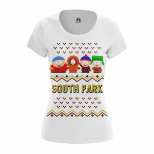 Женская футболка Новогоднее New Year South Park Сауз Парк - w tee 1482275388 441