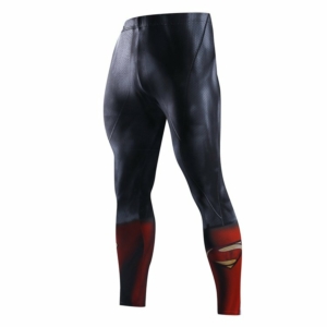 Леггинсы Супермэн Красный штаны для зала - Leggings Rash guard Compressions Suit 4 buy