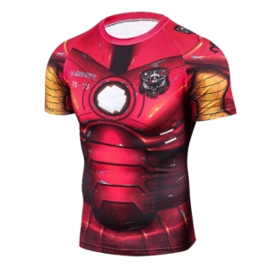 Рашгард Броня костюма Железный Человек Рашгарды-футболки
