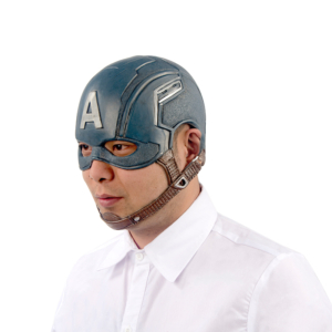 Маска Капитан Америка Стив Роджерс (резина) Шлема