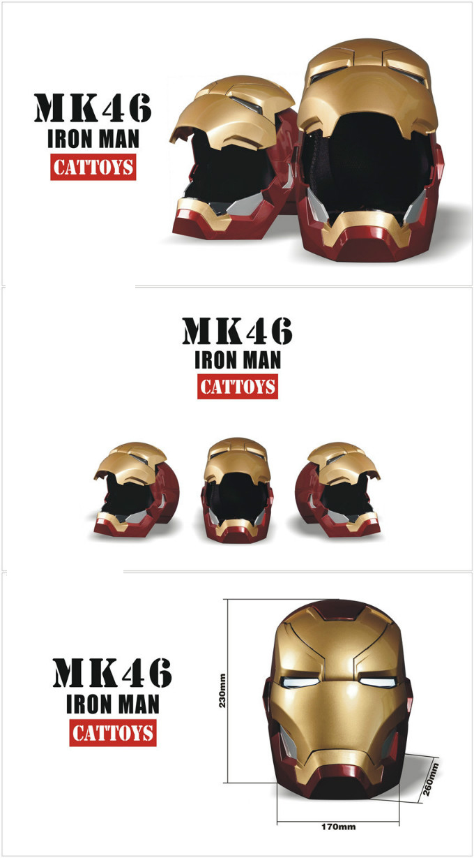 Шлем Железный Человек Iron Man MK46 MARK 46