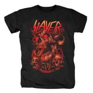 Купить Атрибутику Футболка Slayer Thrash Metal Чёрная Майка Атрибутика