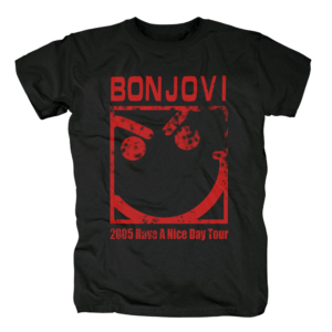Купить Атрибутику Футболка Bon Jovi 2005 Have A Nice Day Tour Майка Мерчандайз
