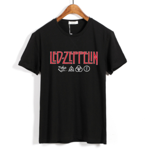 Купить Атрибутику Футболка Led Zeppelin Logo And Symbols Майка Атрибутика