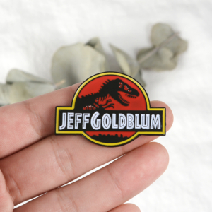 Значок Jeff Goldblum Jurassic Park Брошь Значки / Брошки