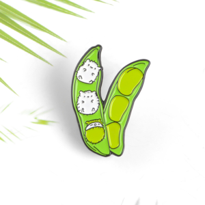 Значок Cute Peas Зелёный Брошь Значки / Брошки