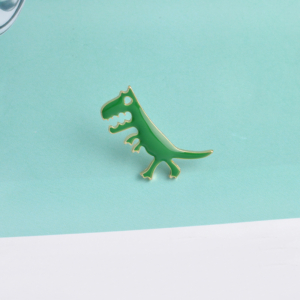 Значок Little Dinosaur Зелёный Брошь Значки / Брошки