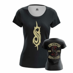 Женская майка Slipknot логотип одежда Майки