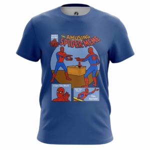Мужская футболка Человек-паук Мем Олдскул Футболки