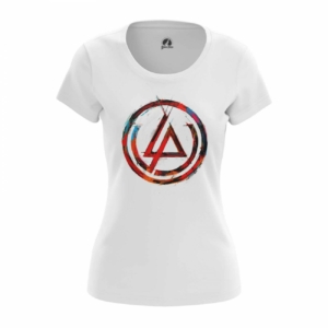 Женская футболка Логотип Linkin Park Белая Футболки