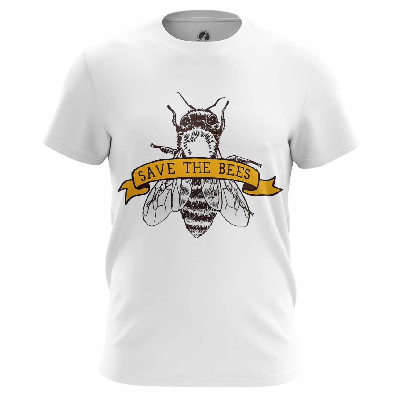 Купить атрибутику Футболка Save the bees Сохраните пчёл Мужская атрибутика