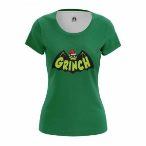 Женский лонгслив Grinch Логотип Грин Бэтмен Лонгсливы