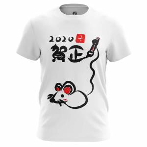 Футболка Китайский Новый Год 2020 Символика Мужская Футболки