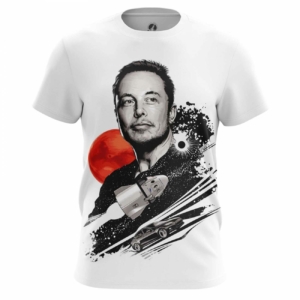 Мужская футболка Илон Маск к Звёздам Футболки