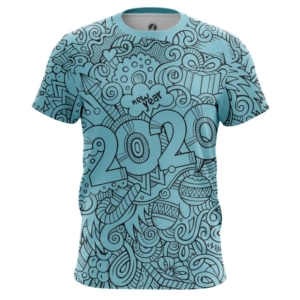 Мужская футболка Новый Год 2020 Паттерн Символика - main 2molfggg 1572463472