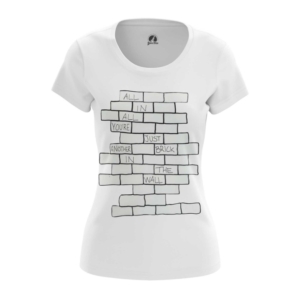 Женская футболка Wall Pink Floyd мерчандайз - main 34lkkwfe 1562917172