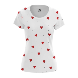 Женская футболка Сердце узоры принт - main 3vgmtmua 1561475308